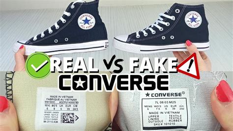 how to tell if converse is real.